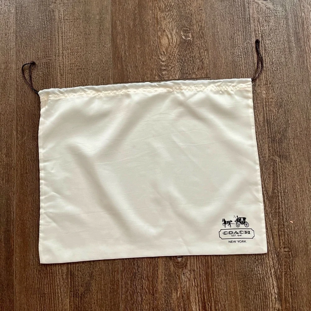 Coach Ivory Storage Pouch 15/19 inches